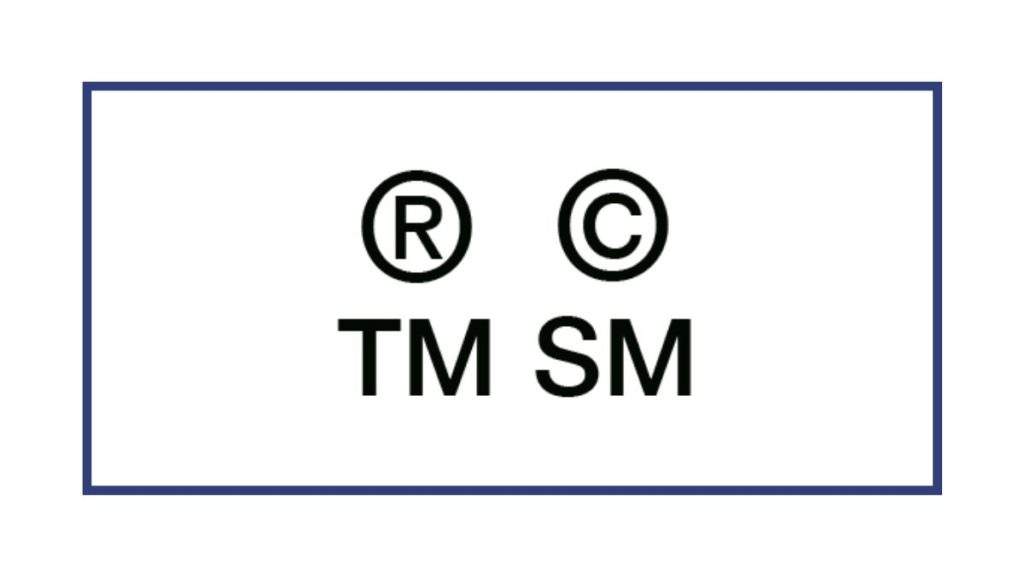 cosa significano i simboli accanto ai marchi