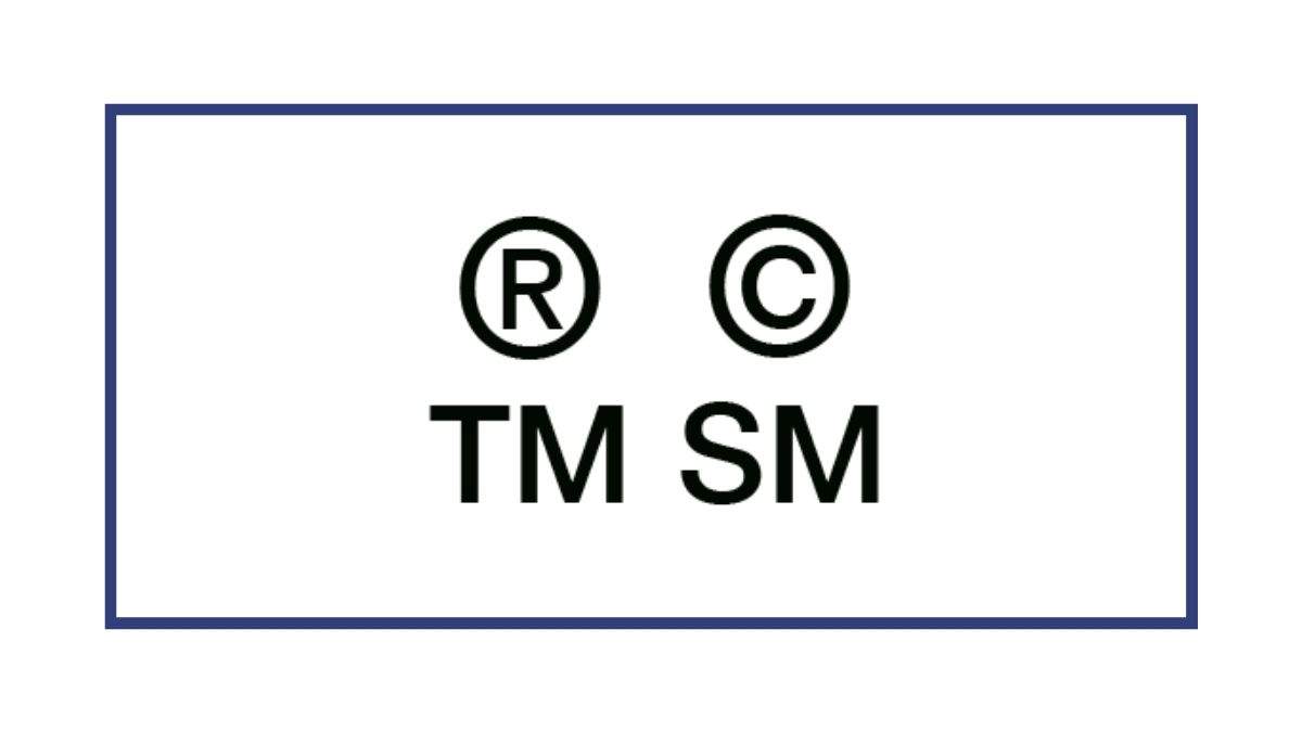 cosa significano i simboli accanto ai marchi