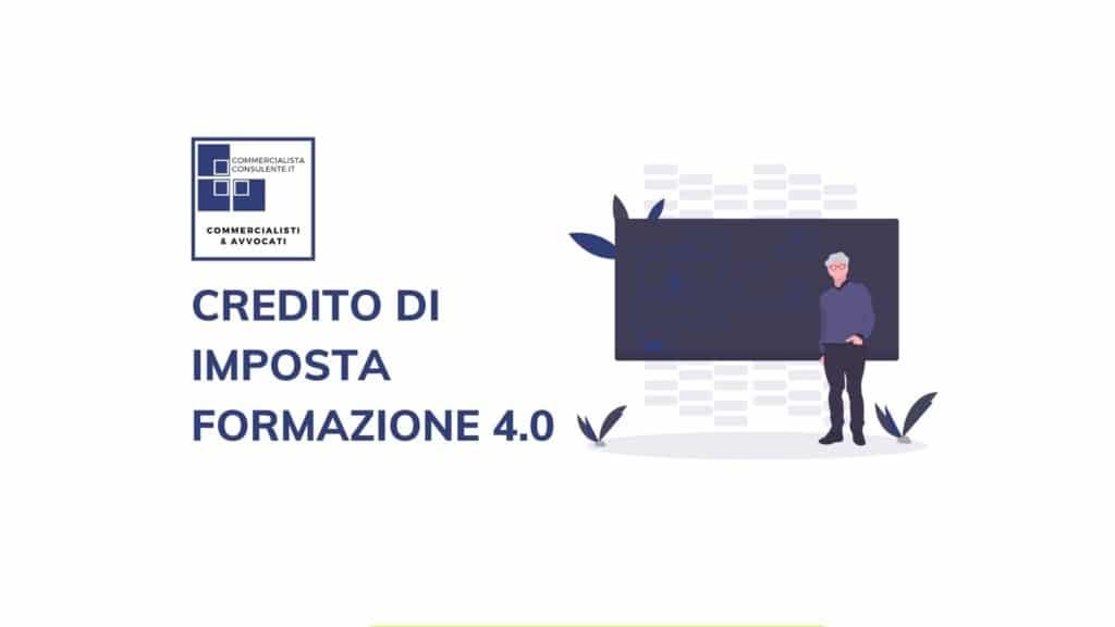 CREDITO DI IMPOSTA FORMAZIONE 4.0