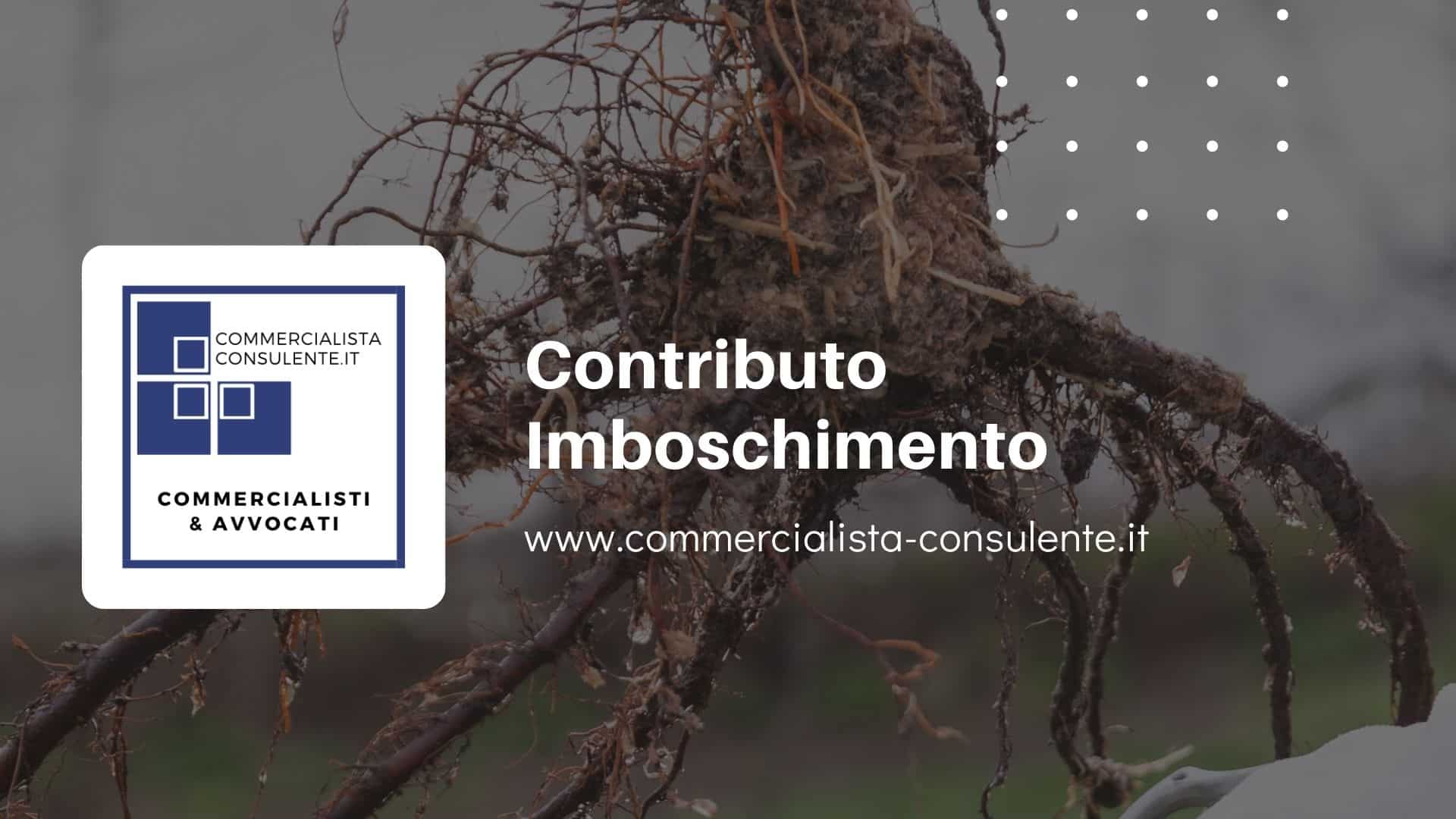 Contributo Agricoltura Imboschimento e Arboricoltura